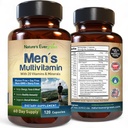 Las mejores multivitamínicas para los hombres viven completamente multivitaminas " para los hombres con más de 20 vitaminas A, C, D, E, B12, Zinc " Más vitaminas esenciales para los hombres en la energía, Focus " Immune Health. 120 cápsulas