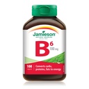 Jamieson Vitamina B6 (Pyridoxina) 100 mg, 100 pestañas