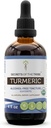 Tormérico USDA Orgánica Tintura Extracto sin alcohol, Turmérico (Curcuma Longa) Suplemento de Tintura de raíz seca (4 FL OZ)