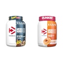 Dymatize ISO100 Hidrolyzed Protein Powder, 100% Whey Isolate, 25g de Protein, 5.5g BCAAs " ISO100 Hydrolyzed Protein Powder, 100% Whey Isolate, Dunkin' Glazed Donut Flavor