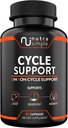 Ciclo de apoyo Suplemento para Hombres, 3-en-1 sobre soporte para ciclos, Hecho en EE.UU., soporte para hígado con cardo de leche, zinc, Dandelion, bota de remolacha, Extracto de Artichoke, Berberina - 60 cápsulas