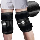 2 Ice Pack for Knee Pain Relief, Reusable Gel Ice Wrap for Injuries, Swelling, Knee Replacement Surgery, Cold Compresss Therapy for Arthritis, Meniscus Tear and ACL, Black