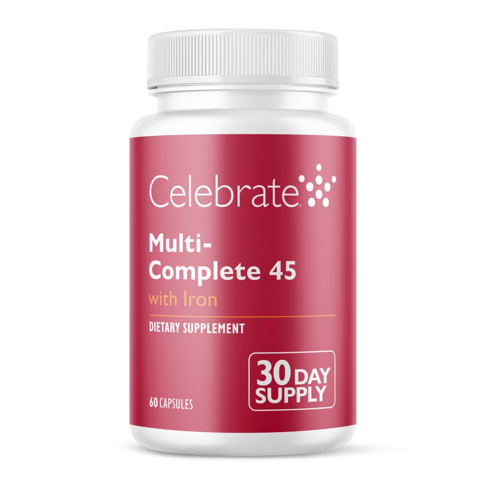 Celebrar Vitaminas Multi-Completa Ø Multivitamina Bariatric con 45 mg de Hierro – Vitaminas esenciales diarias " Minerales para la gastrectomía delgado " Bypass gástrico