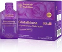 Suplemento Liposomal Glutathione – 500 mg Glutathione con PQQQ, CoQ10 & Vitamina C – Antioxidante de alta absorción para Immune & Energy Support – Grape Flavor, 30 Pouch