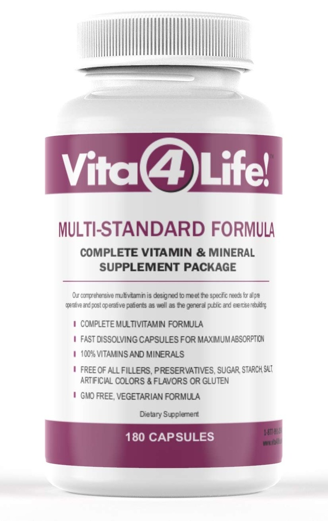 Bariatric Multivitamins, Fórmula Multi-Standard – 180 Conde