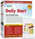 Daily Start Complete Daily Vitamin Pack ← 10X Energy & Stamina Booster ← Vitamina A, B, C, D, E, B12, Minerales, Ashwagandha, Panax Ginseng, Yerba Mate, Green Tea (30 Packets)