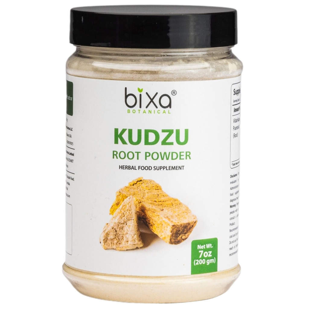 bixa BOTANICAL Indian Kudzu Root Powder (Pueraria tuberosa/Vidarikand) Ayurvedic Natural Herbal Suplemento - 7 Oz (200g)
