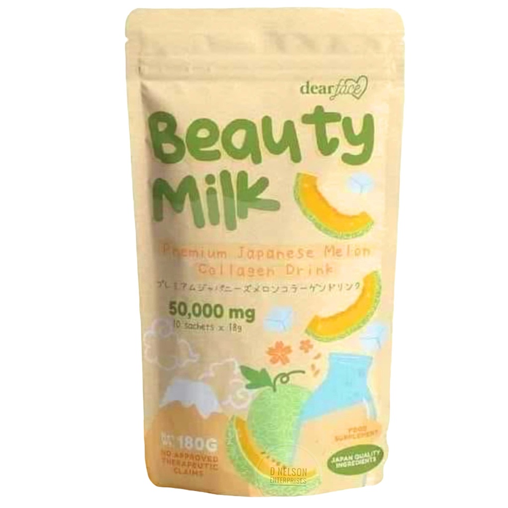 Belleza Milk Japonesa Collagen MELON Bebida - 50.000 mg Collagen hidrolizado, 6.3 onza (Pack of 1)