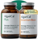 ALGAECAL Bone Builder Pack - Suplemento de calcio basado en plantas " Strontium - Calcio orgánico 750mg con vitamina D3 1600 UI, Vitamina K2, Magnesio, 16 Nutrientes para la salud ósea " .