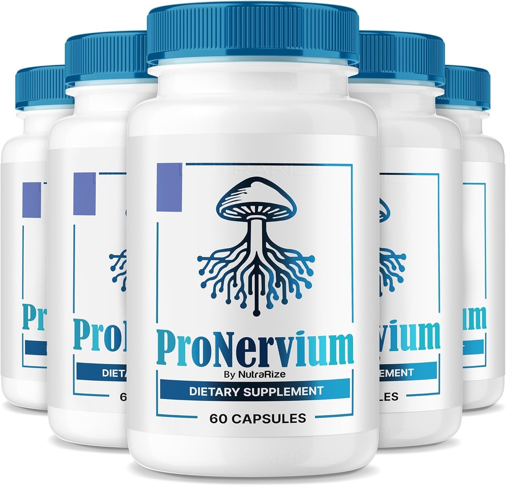 (5 Pack) ProNervium - ProNervium Advanced Nerve Health Supplement, ProNervium Nerve Support Dietary Pills, All-Natural Formula for Dynamic Lifestyle, Pro Nervium Pastillas Reviews (300 cápsulas)