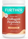 Peptides de Chocolate de Comida Powder, Hidrolizado de Pasta-Fed Tipo 1 & 3 Proteína, Salud Gut + Junta, Pelo, Piel, uñas, Paleo Keto Sin azúcar 11.36 oz