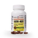Geri-KOT Senna Laxative & Stool Softener Tablets, 100ct duración Natural Vegetable Estimulante Laxative Vida Smooth Bowel Movimiento Senna Tablets soporta Fast-Acting, Gentle Constipation Relief durable 8.6mg Sennosides Laxative