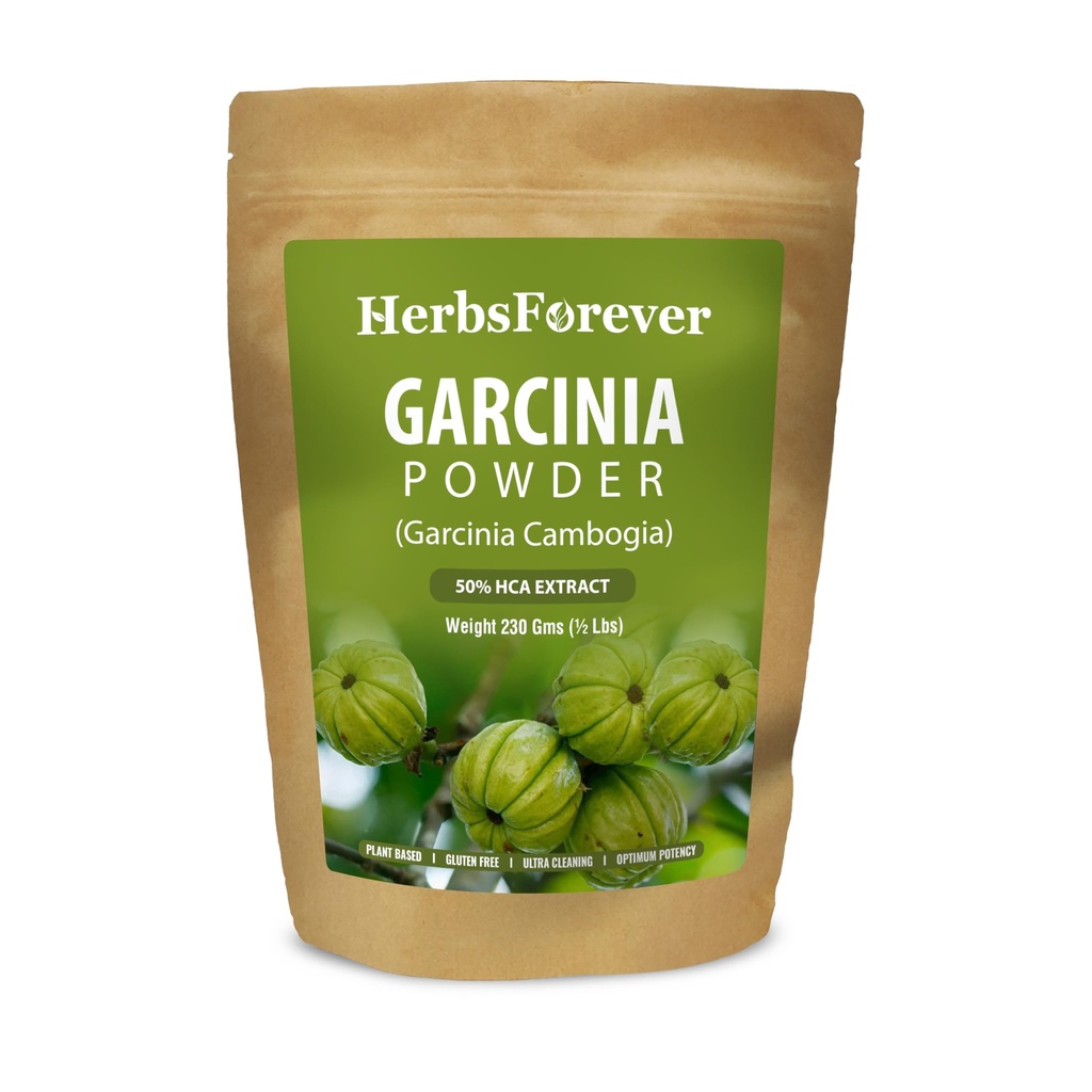 Herbsforever Garcinia Cambogia Powder Support Active &amp; Energetic Body 230 GMS