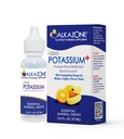 ALKAZONE Liquid Potassium+ Silenciosos Suplementos Líquidos Tener una absorción más rápida Tasa de confidencialidad Concentrado TENIDO La manera más fácil de tomar Potasio ANTE Tasteless Flavorless TEN 1.25 Oz, Clear, Pack of 1