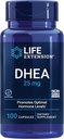 Extensión de la vida Litio 1000 mcg y DHEA 25 mg - Salud del cerebro, Anti-Envejecimiento, Longevidad, Suplementos de Salud Sexual Inmune - 100 Cuenta cada uno