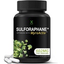 HUMANX Sulforaphane+ 602mg - USA Testado de terceros - Sulforafane con extracto de semilla de brócoli " Moringa - Apoya la producción de antioxidantes, la desintoxicación, " Salud celular - Suplemento de brócoli