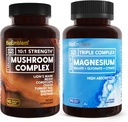 Complejo de magnesio de BioEmblem Triple y Complejo de Mushroom