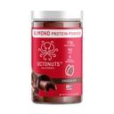 OCTONUTS Chocolate Almendra Protein Powder 21oz – Proteína Vegan con base vegetal – Limpio bajo carbohidrato con 13g Proteína, 6g Fiber – Keto, Paleo, Gluten Free, Non-Dairy – Ideal para Shakes, Smoothies