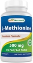 Los mejores naturales L-Metionina 500 mg 120 cápsulas vegetales