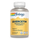 SOLARAY Quercetina con Bromelaina y Vitamina C - Suplemento de Apoyo Inmunitario - Complejo de Salud Antioxidante y Corazón con Quercetina 500mg y 1235mg VIT C - Garantía Vegana, 60 Días, 60 Serv, 120 VegCaps