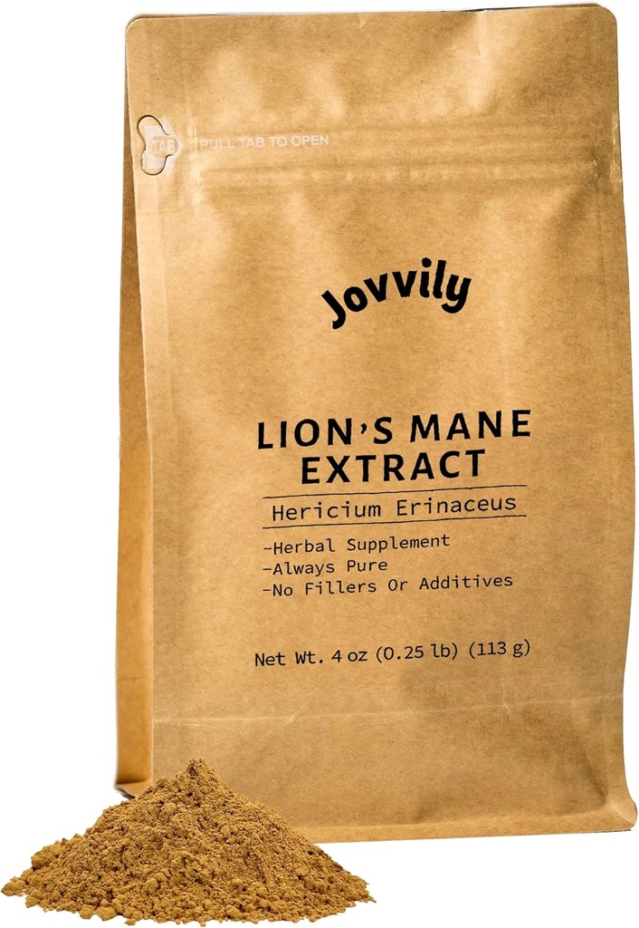 Mane de León - 4 oz - Hericium Erinaceus Extracto - Suplemento Herbal - Siempre Puro
