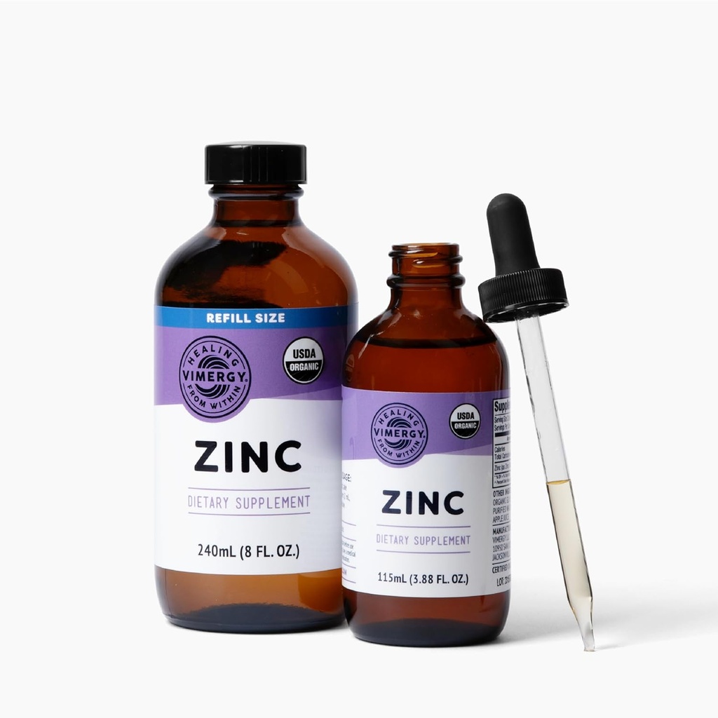 Vimergy Zinc 115 mL y Zinc Refill 240 mL - Bundle