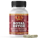 Royal Detox - All-in-One Cleanse ← Zeolite, Cilantro, Chlorella, Spirulina, Apple Pectin ¦ Full Body, Liver, Colon Detox ← Apoya Energía, Mood, Inmunity, Gut Health, Inflamación reducida 90 cápsulas