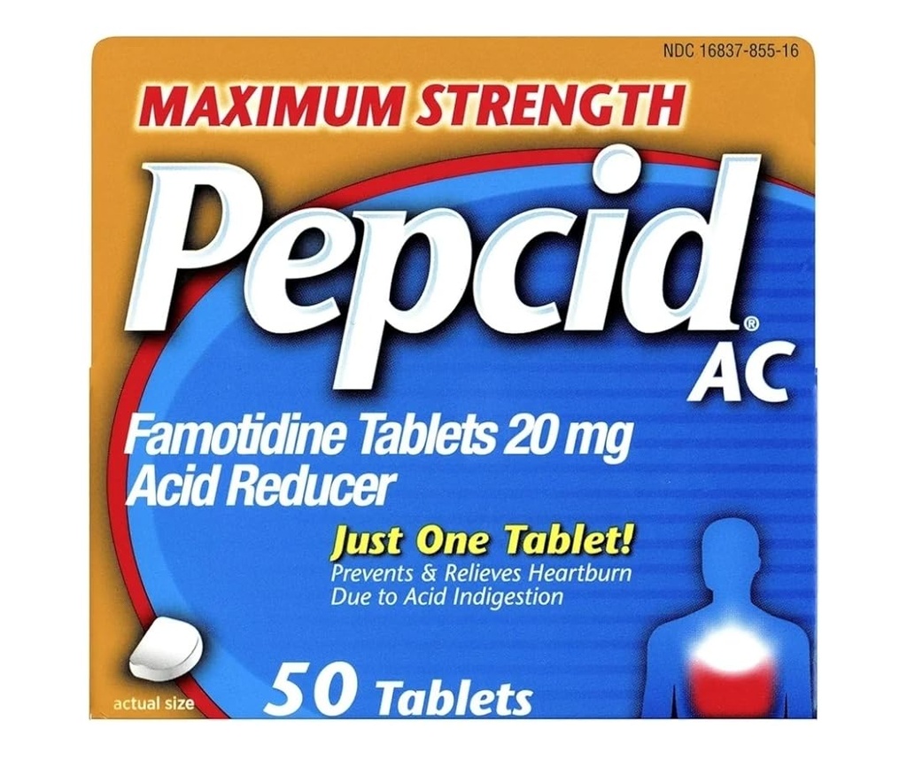Pepcid AC Acid reducer maximum Strength Tablets, 100-Count