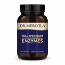 Dr. Mercola Full Spectrum Enzymes - 22 Diferentes Enzymes - Asistencia Digestiva &amp; Salud Inmunitaria - Ayuda a Digest Carbohydrates, Fats, Proteins & Fiber - No Gluten-Free - 90 cápsulas