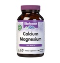 Bluebonnet Nutrition Calcium &amp; Magnesium, Bone Health*, Non-GMO, Vegan, Kosher Certified, Gluten-Free, Soy-Free, 90 cápsulas vegetales, 30 piezas