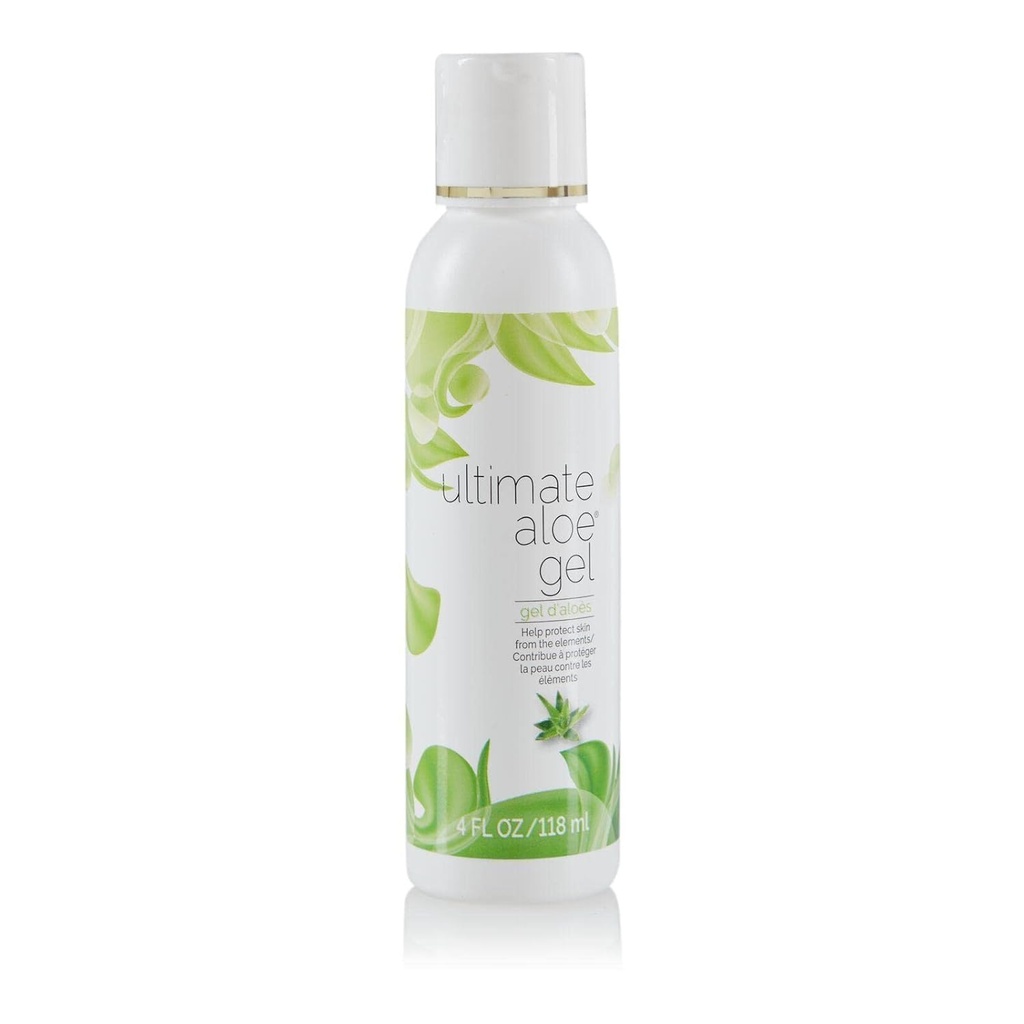Ultimate Aloe Gel - Contiene Enzimas, Aminoácidos, Vitaminas y Minerales, Alivia Sunburn, Alivia la piel seca, Insectos, Irritaciones y Raspas Menores, Mercado América (4 oz./116 ml)