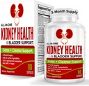 Riñón " Vejiga (3 meses) Apoyo a la salud Suplemento Silencio All-in-1 Urinary Tract Supplements with 21 Active Ingredients ← Kidney Cleanse Detox Support Nutrients