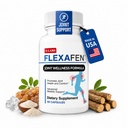 Suplemento de apoyo conjunto de N-Labs Flexafen – Asistencia sanitaria conjunta con MSM, Collagen Tipo 2, Hialuronic Acid, Boron &amp; White Willow Bark – Soporta comodidad conjunta, flexibilidad y movilidad – 30 cápsulas