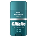 Gillette Intimate Pubic Anti-chafe Stick, Reduce el acaparamiento y la irritación, Pubic Anti-Chafing Para Hombres, Aplicación fácil, Dermatólogo testado
