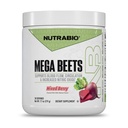 NutraBio Orgánica Beet Root Powder Superfood con Nitrates y Antioxidantes - Apoyos Rendimiento, Circulación, Flujo de Sangre y Salud General - No GMO, Vegetariano, 30 Servimientos