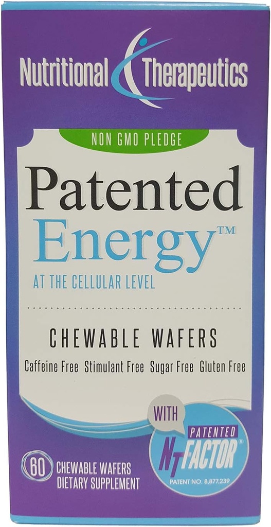 Terapéutica Nutricional Energía patentada con factor NT, 60 Wafers mezclados de Berry Chewable