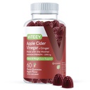 Viteey Apple Cider Vinegar Gummies y Ginger – 1000 mg ACV Gummies for Weight Loss, Detox y Digestion – Vegan, Gluten-Free – 60 Conteo