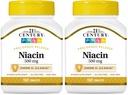Niacina del siglo 21 500 mg Tablas de liberación prolongadas, 100 Cuenta (27474) (Pack of 2)