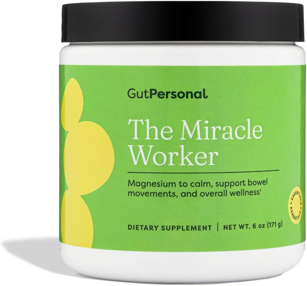 El productor milagroso Magnesium Glycinate Powder para el sueño - Chelated Magnesium Drink Powder Suplemento Ayuda a reducir el estrés y la regularidad mientras se calman los músculos con sabor a fresa - 30 Servimientos