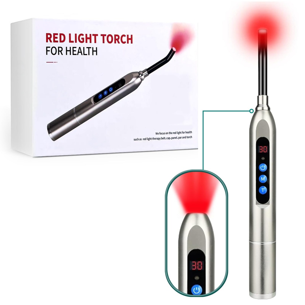 Dispositivo de llanta de luz roja, tratamiento de llanto frío para límpidos, tratamiento de pulverizador de ternera de llanta de ternera, terapia de luz roja para la cara de nariz llanta suave con pantalla LCD