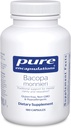 Encapsulaciones puras Bacopa Monnieri Silencioso Suplemento para Cerebro, Memoria, Concentración y Apoyo al Estrés*