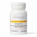 Terapéutica Integrativa Vitamina E - Suplemento Antioxidante para la Salud Cardiovascular* - Soporte cardíaco* - Sin lácteos &amp; sin gluten - 60 Vitamina Softgels (60 Servimientos)