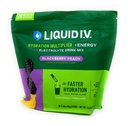 Multiplicador de hidratación líquido I.V. + mezcla de bebida energética, BlackBerry Peach (26 Pack)