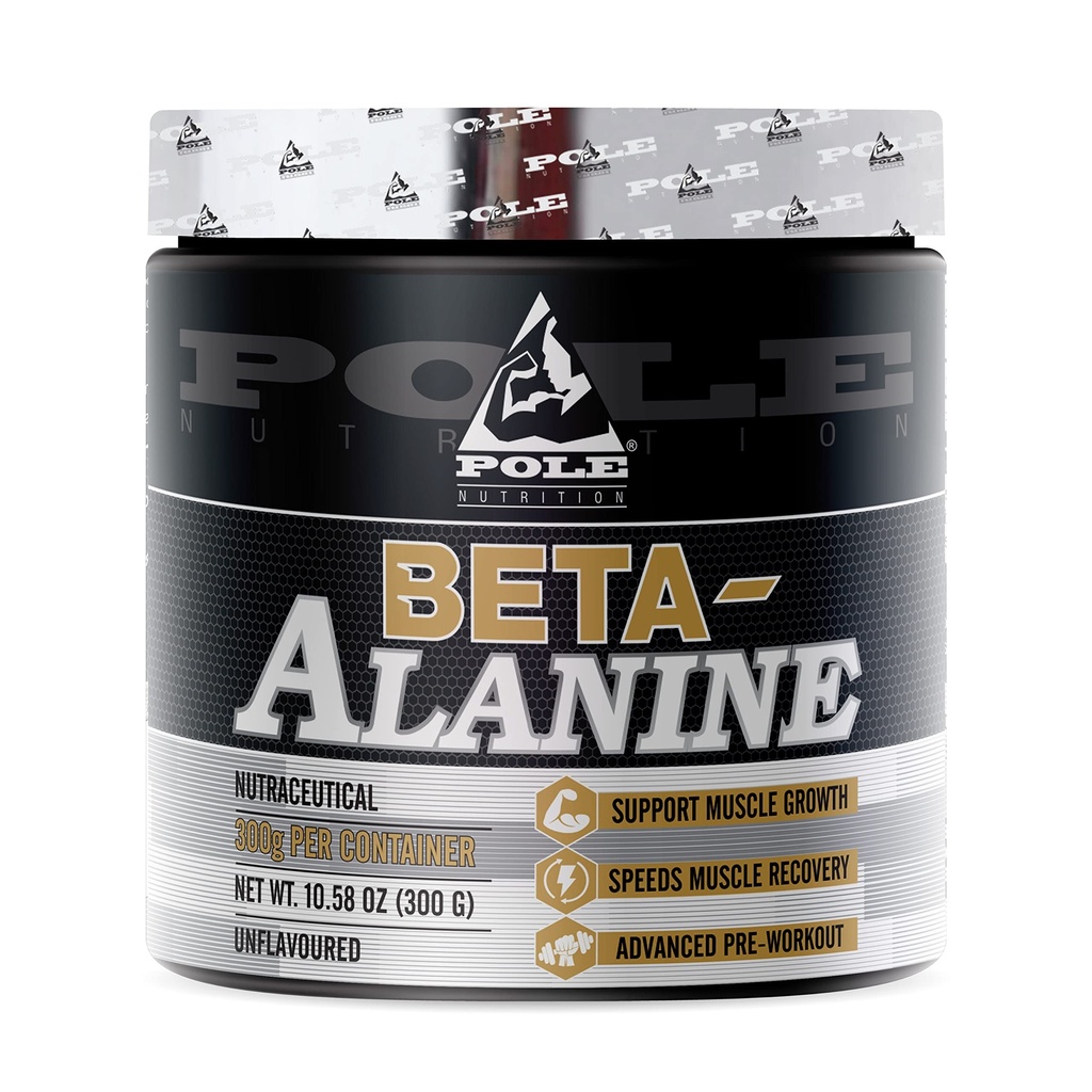 Pole Nutrition Beta-Alanine Unflavored, 300 Gram, 75 Servindo