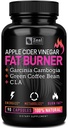 Píldoras de gestión de peso de vinagre de manzana para mujeres - Garcinia Cambogia + w. CLA &amp; verde té de grano de café