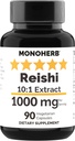 MONOHERB Reishi Mushroom Extracto 1000 mg - 90 cápsulas vegetarianas
