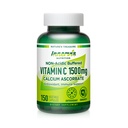 Gentil Vitamina C 1500mg - Alta absorción Calcio Ascorbato para Immune & Antioxidante Soporte – 150 cápsulas vegetales