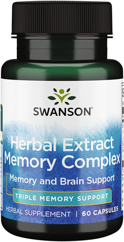 Swanson Herbal Extract Memory Complex 60 cápsulas