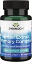 Swanson Herbal Extract Memory Complex 60 cápsulas