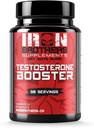 Hermanos Hierro Suplementos Boosterona Testosterona para Hombres, 90 Capsules Silencio Testosterona Suplementos para Hombres Para Mejorar el Crecimiento Musculo Silencio Estrogen Blocker ← Promociona la Pérdida Gorda & Aumento Performance - 30 Días